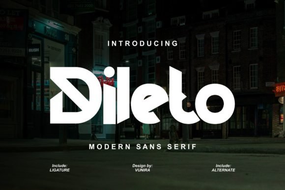 Dileto Font Download for Desktop