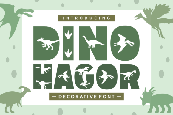 Dino Hagor Font - Featured Image