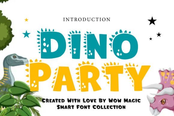 Dino Party Font - Featured Image