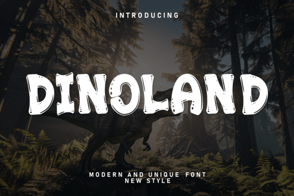 Dinoland Font - Featured Image
