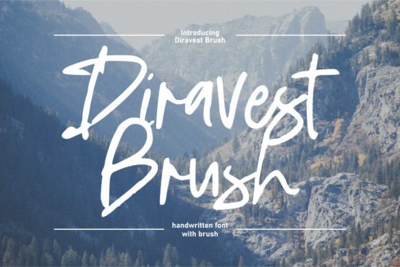 Diravest Brush Font Download for Desktop