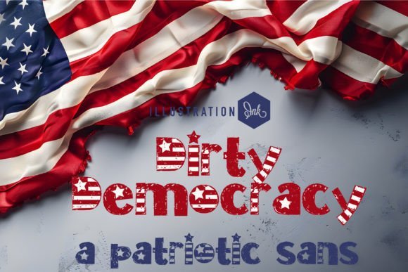 Dirty Democracy Font - Featured Image
