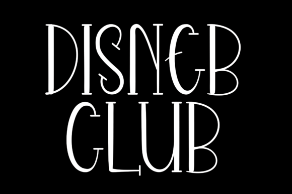 Disneb Club Font Download for Desktop
