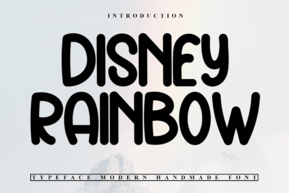 Disney Rainbow Font Download for Desktop