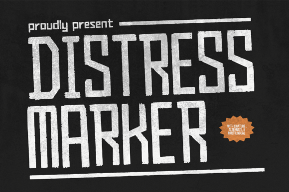 Distress Marker Font Download for Desktop