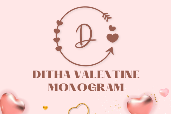 Ditha Valentine Monogram Font Download for Desktop