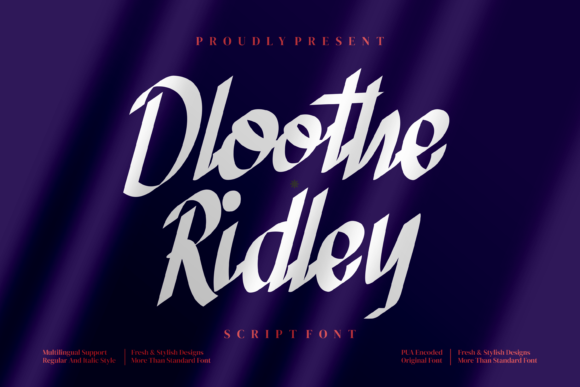Dloothe Ridley Font - Featured Image