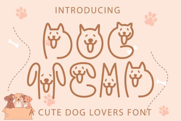 Dog Head Font Download for Desktop