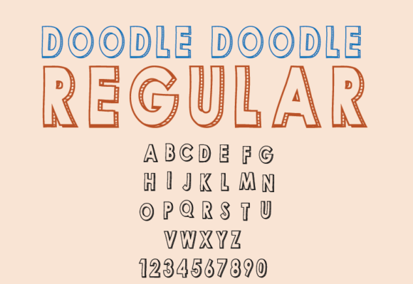 Doodle Doodle Regular Font - Featured Image