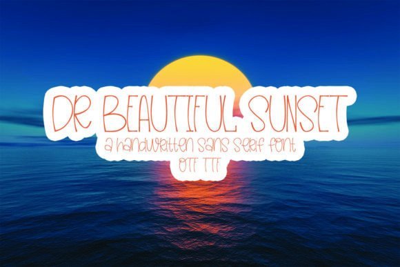 Dr Beautiful Sunset Font Download for Desktop