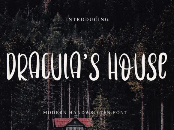 Dracula's House Font - Featured Image