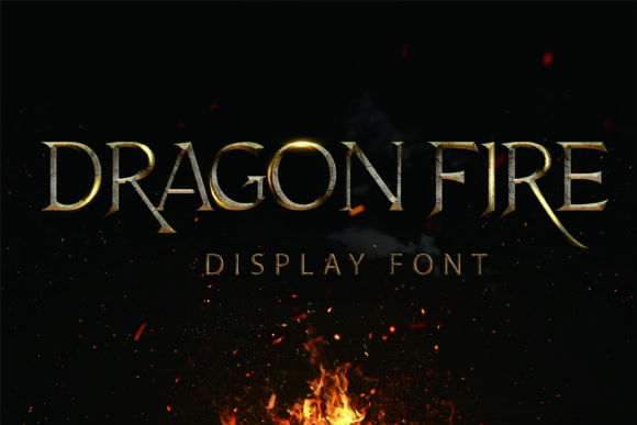 Dragon Fire Font - Featured Image