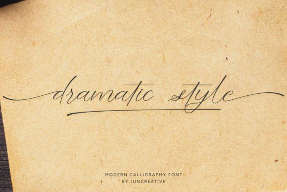 Dramatic Style Font Download for Desktop