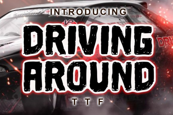 Driving Around Font - Featured Image