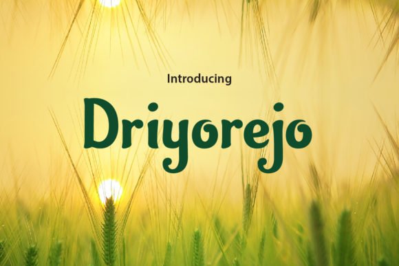 Driyorejo Font Download for Desktop