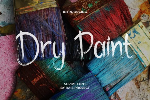 Dry Paint Font - Featured Image