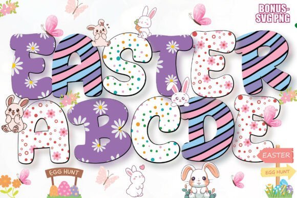 Easter Alphabet Pack Font Download for Desktop