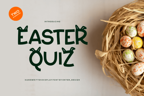 Easter Quiz Font - Featured Image