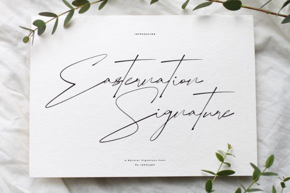 Easternation Signature Font - Featured Image
