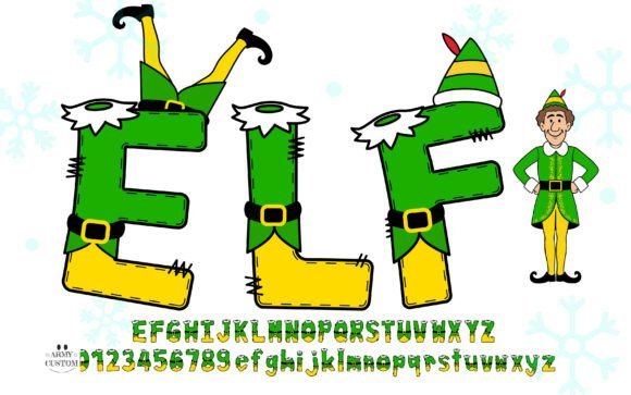 Elf Green Yellow Edition Font - Featured Image