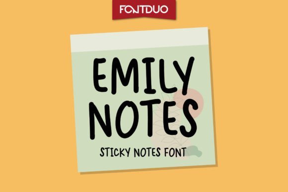 Emily Notes Font - Featured Image