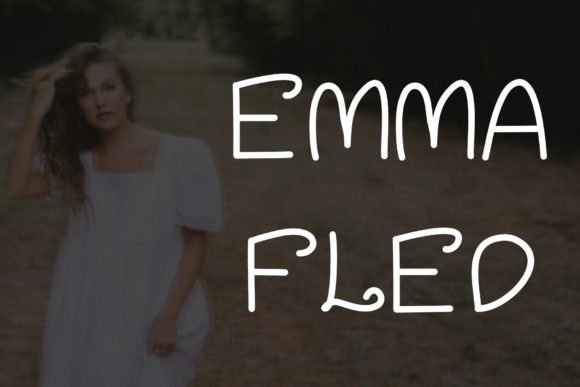 Emma Fled Font - Featured Image