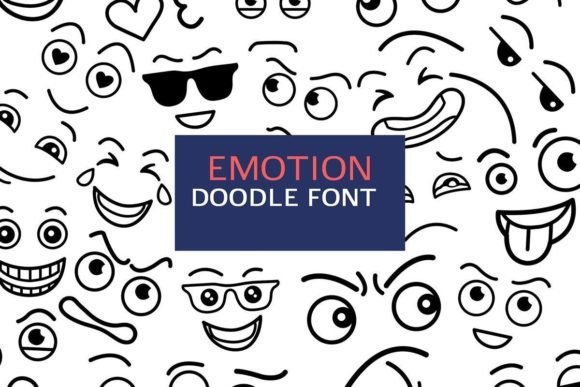 Emotion Doodle Font - Featured Image