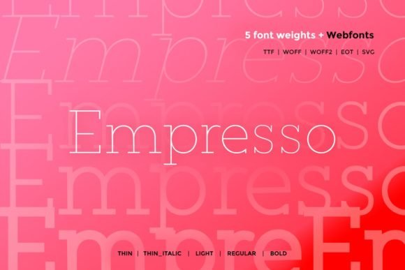 Empresso Font - Featured Image