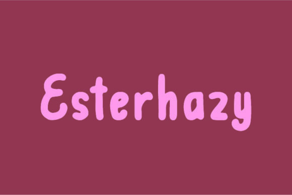 Esterhazy Font - Featured Image