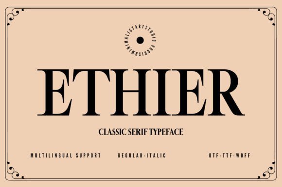 Ethier Font Download for Desktop
