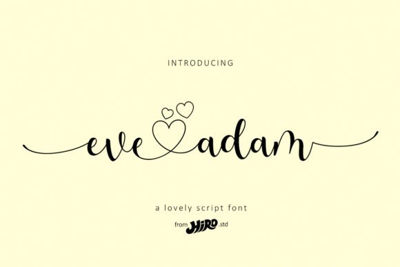 Eve Adam Font - Featured Image