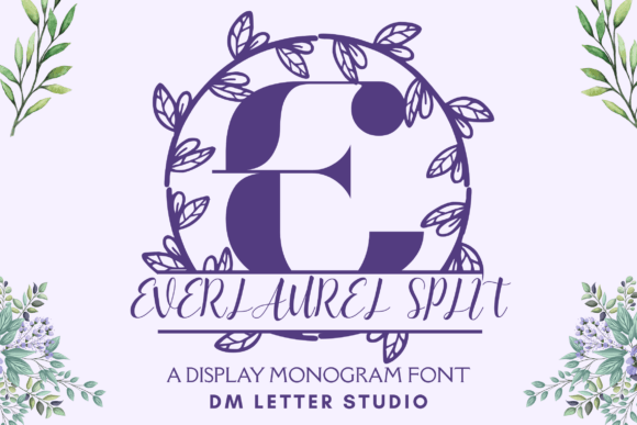 Everlaurel Split Monogram Font Download for Desktop
