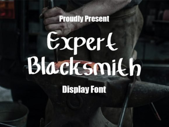 Expert Blacksmith Font - Featured Image