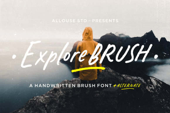 Explorebrush Font - Featured Image