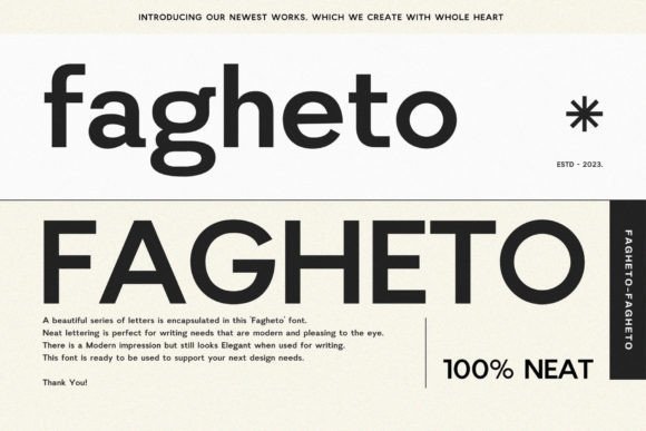 Fagheto Font Download for Desktop