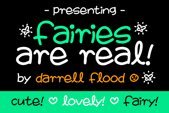 Fairies Are Real Font - Featured Image