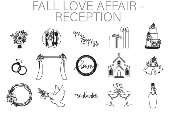Fall Love Affair Reception Dingbats Font - Featured Image