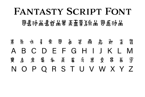 Fantasy Script 13 Font - Featured Image