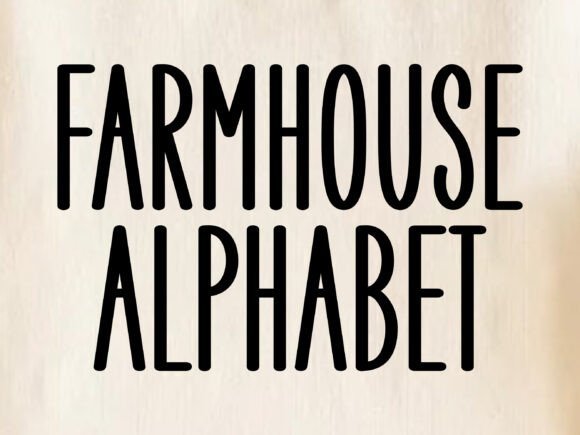 Farmhouse Alphabet Font Download for Desktop