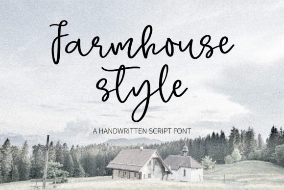 Farmhouse Style Font - Featured Image
