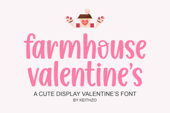 Farmhouse Valentine's Font - Featured Image