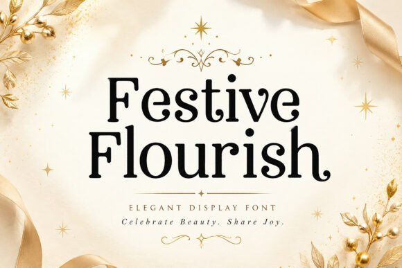 Festive Flourish Font Download for Desktop