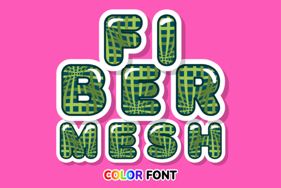Fiber Mesh Font - Featured Image