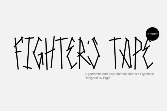 Fighter's Tape Font - Featured Image