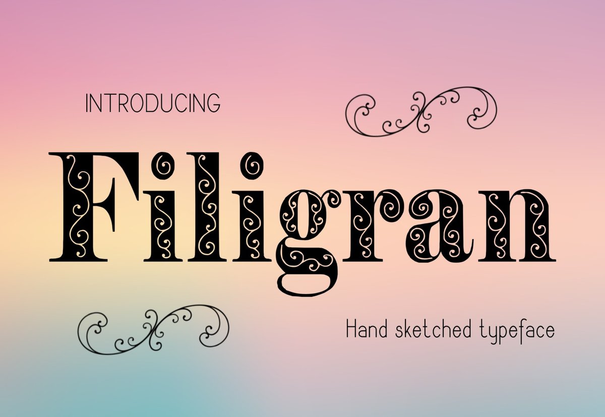 Filigran Font - Featured Image