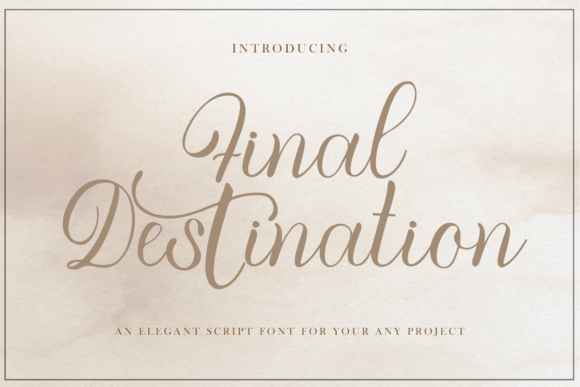 Final Destination Font Download for Desktop