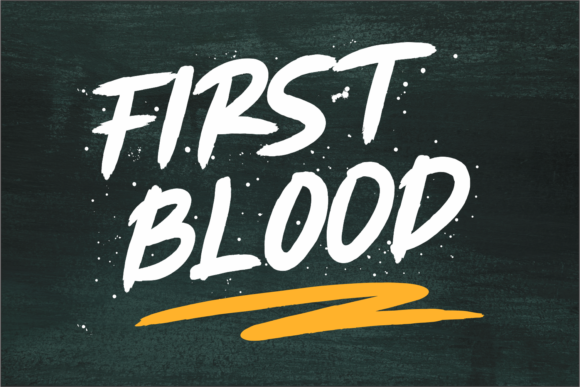 First Blood Font Download for Desktop