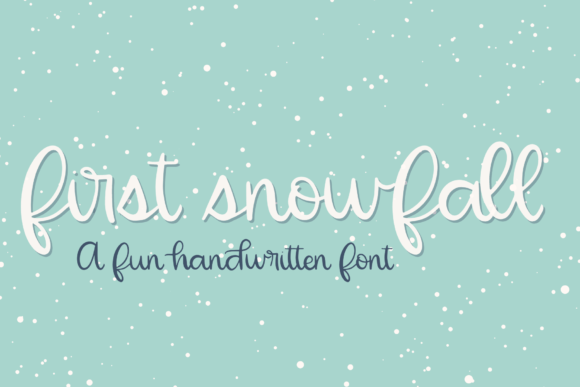 First Snowfall Font - Featured Image