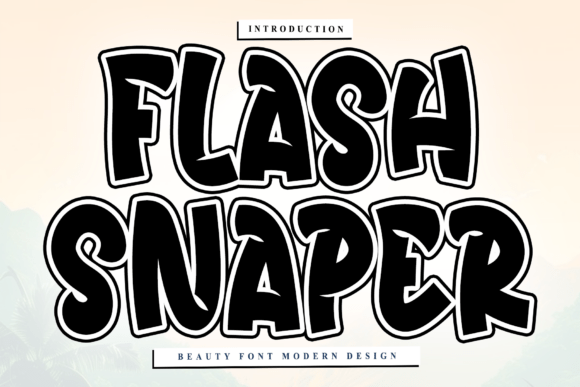 Flash Snaper Font - Featured Image