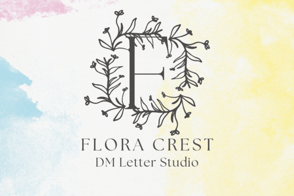 Flora Crest Monogram Font Download for Desktop